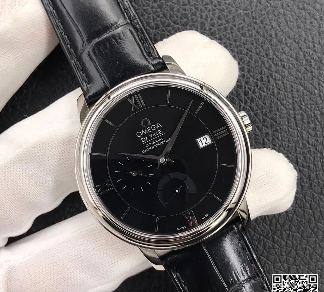 Omega De Ville 424.13.40.21.01.001 ZF Factory 1:1 Best Edition Replica Watch Stainless Steel Bezel